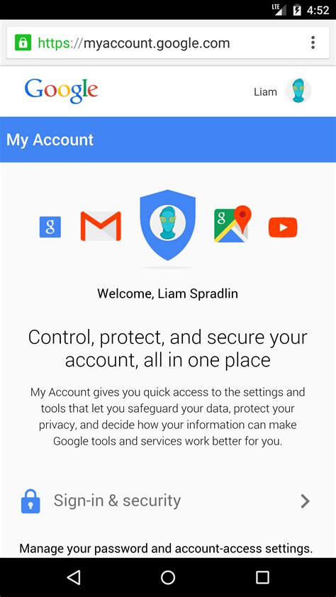 Google Accounts.